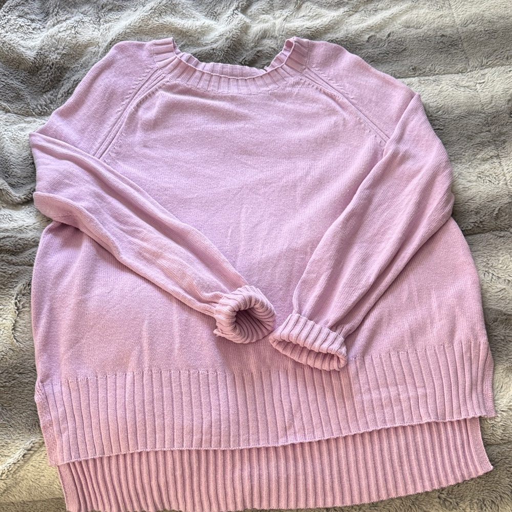 Old Navy Light Pink Crew Neck Sweater